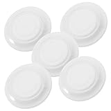 MUCKLILY エアコン穴カバー プラスチック製 防水仕様 丸型壁穴装飾用カバー 5個セット