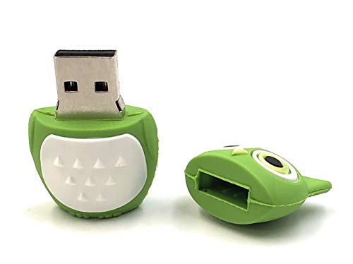 Clé USB 64 Go hibou oiseau vert, idée cadeau originale pour anniversaire
