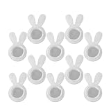 YPBEW Pendientes de acrílico transparente para joyería pesada, parte trasera de silicona, solución para orejas caídas, cómodo y antideslizante, para conejos, soporte para aretes