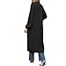 Rianclud Womens Long Cardigan Sweaters Chunky Knit Oversized Sweater Open Front Cardigans Warm Coat Fall Winter Outerwear