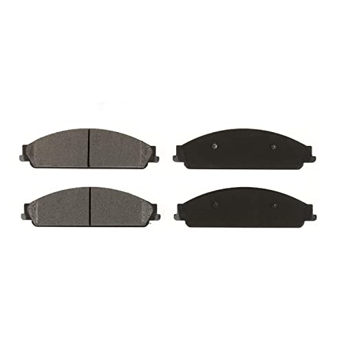 Image of Detroit Axle - Front Brake Pads for 2005-2007 Ford Five Hundred Freestyle Mercury Montego 2008-2009 Taurus X Sable, Ceramic Brake Pads w /Hardware Replacement