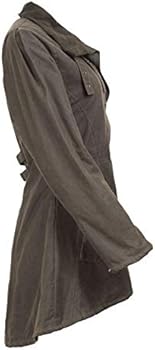 Walker and Hawkes Sofia - 3/4 lange buitenjas voor dames - 100% gewaxt - Olijfgroen - 42