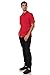 Chef Works Men's Genova Cafe Shirt, Red, Small