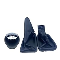 Pomello Cambio Manuale Per Opel - 3 Pezzi, Per Corsa C, Tigra B, Combo C, In Plastica ABS E Pelle, Nero - Foto 6