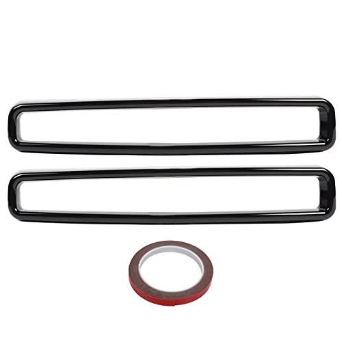 Inserts de calandre avant pour Challenger 2015-2020 en noir brillant