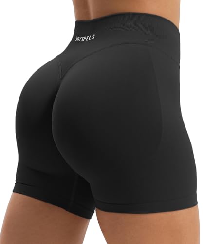 JOYSPELS SEAMX Impact Workout Shorts for Women 4.5' Gym Butt Lifting Running Athletic Shorts Booty...