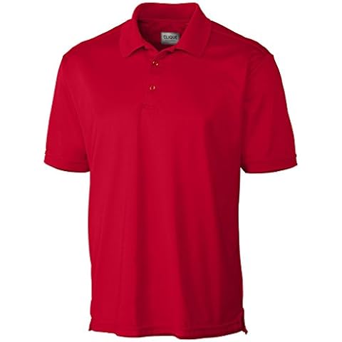 Clique Men's Oslo Pique Polo in Red Cover
