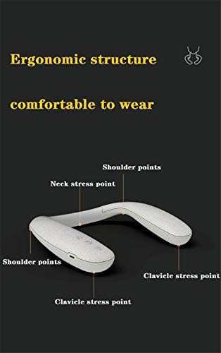 ZEIYUQI Altoparlante da collo Bluetooth Senza Fili...