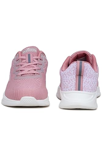 Image of ATHCO Womens Nyla Running Shoes for Woman with Soft Flexible Memory Foam Women's Shoes for Walking Gym Training,Casual, Sports, Lightweight Lace up Athletics Slipon Running Shoes for Ladies & Girls