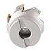 Accusize Industrial Tools 2-1/2'' by 3/4'' 90 Deg Square Shoulder Indexable Face Mill with Apkt1604 Insert, 4508-0016