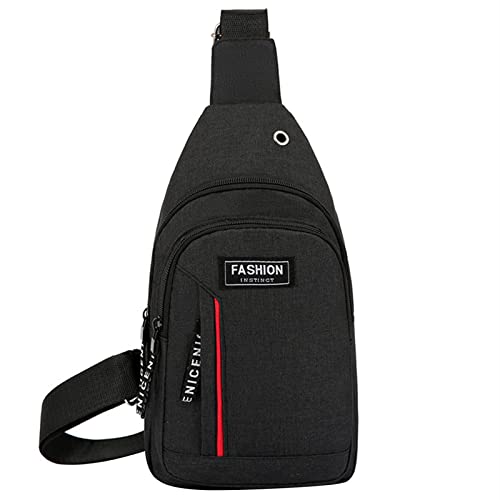 Crossbody Sling Bag, Waterproof Sling Backpack Bag with USB Charging Port, Small Sling Crossbody Chest Shoulder Bag