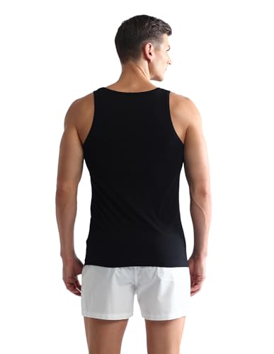 Image of U.S. Polo ASSN. Mens OEV03 Solid Cotton Vest - Pack of 2