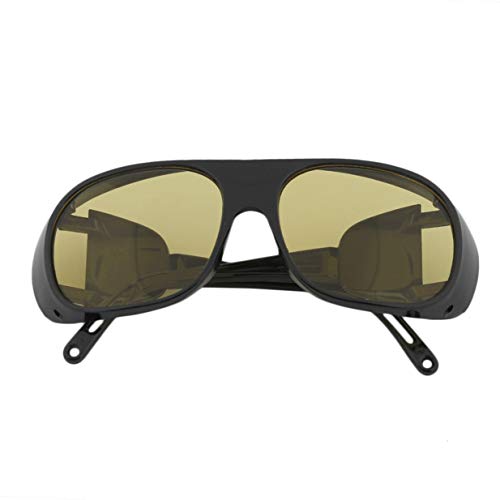 Preisvergleich Produktbild Banbie8409 Männer Frauen Nachtsicht Brillen Brille Blendschutz Windschutzbrillen-Schwarz und Gelb