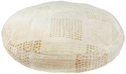 ナイスデイ dotcheck柄ベージュ 直径55cm yucuss ずっとふれていたい クッション 北欧デザイン 36106JK5