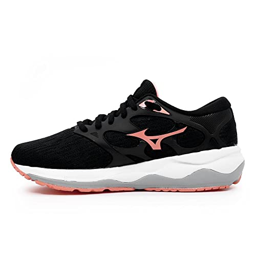 Tênis Mizuno Wave Falcon 3 - Feminino - 38 - Preto/coral