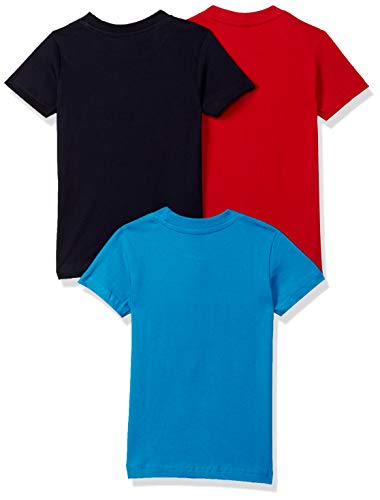 Image of T2F Boy's Cotton Solid Regular Fit T-Shirt (Pack of 3)