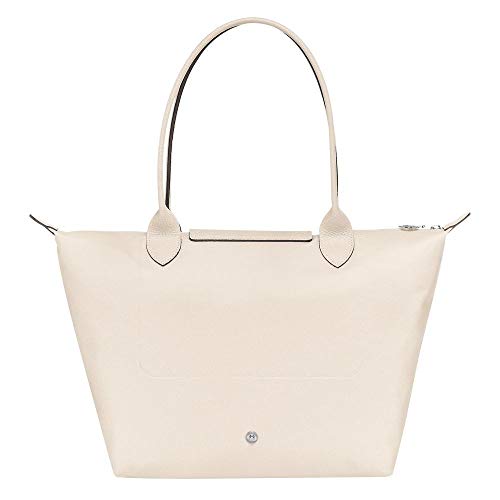 Longchamp 'Medium 'Le Pliage Club' Nylon Tote Shoulder Bag, Chalk