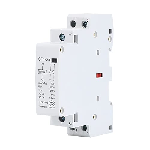 Contacteur modulaire 25A 2NC pour programmation de chauffage domestique - 2