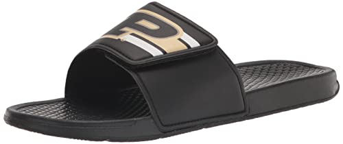 Image of FOCO Men's NBA Team Logo Sport Legacy Stripe Slide Sandals | Casual Sandals