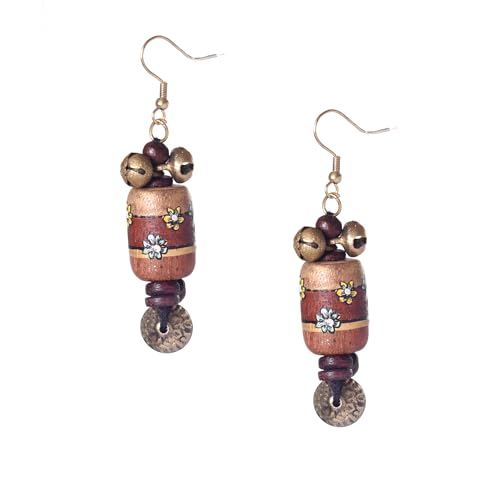 Image of Handcrafted Bohemian & Ethnic Earrings Collection for Women - Artistic, Nature-Inspired Statement Designs in Studs, Drops & Chandeliers