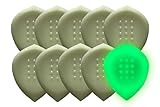 Acoustik Attak STEALTH Glow In The Dark Guitar Pick - Small Beveled Guitar Picks, Unique Tone (10 Pack)