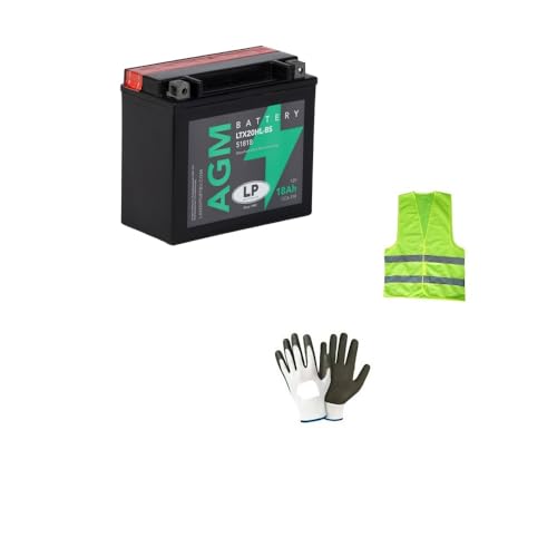 DESCRIZIONE PRODOTTO: + omaggi come in foto!! -BATTERIA LP YTX20HL-BS - LTX20HL-BS -BATTERIA SPEDITA GIA' CARICA PER ESSERE UTILIZZATA SU MOTO E/O SCOOTER, BISOGNA SOLO MONTARLA!! -precaricata (attivata in fabbrica - Factory Activated) -Sigillata/ermetica, -12 Volt 18 Ah ampere -dimensioni: 175x87x155mm -CCA 310A -NEL TITOLO INDICHIAMO IL MODELLO SPECIFICO PER LA TUA MOTO, SCOOTER O QUAD!!