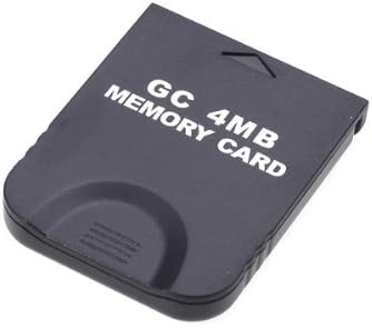 4MB GC Memory Card for Nintendo Wii GameCube, Black