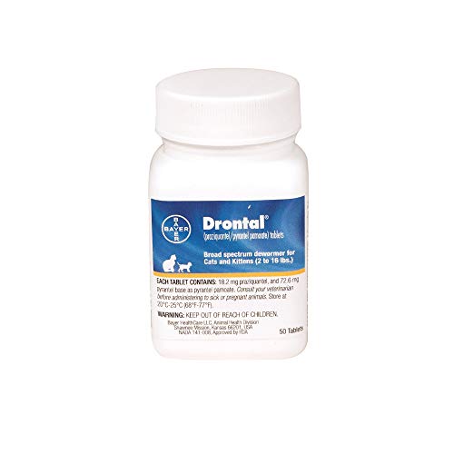 Drontal Broad Spectrum Dewormer, 50 Tablets Buy Online in Canada at