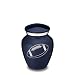 GetUrns Keepsake Embrace Football Cremation Urn (Cobalt Blue)