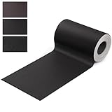KAMAIKA Kunstleder Reparaturset 160 x 10.1 cm, Kunstleder Selbstklebend Leder Reparatur Set Schwarz, Leder Patch Selbstklebend für Möbel, Sofas, Taschen, Autoinnenraum, Autositze, Couch