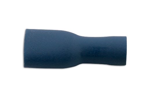 Cosse push-on 4.8mm femelle bleue entierement isolee Connect 30172 pour cable electrique boite de 100