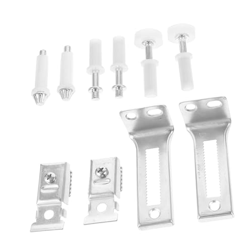 NUOBESTY 1set Kit de Herrajes para Puerta Plegable Bi-Fold Fácil de Instalar Rieles y Rodillos para Reparación Compatible con Puertas Plegables miniatura 1