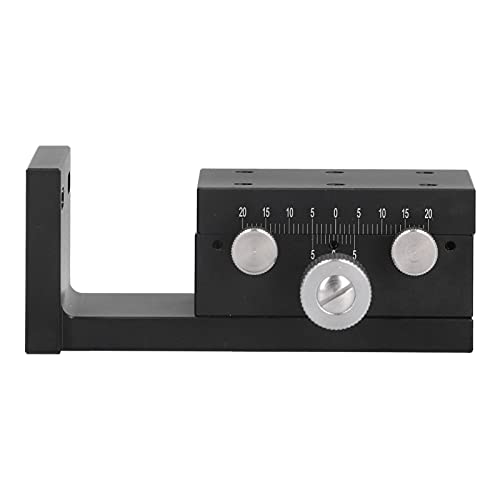 トリミングチューニングスライディングテーブルdovetailベアリングzaxes微調整プラットフォーム顕微鏡アルミニウム軽量