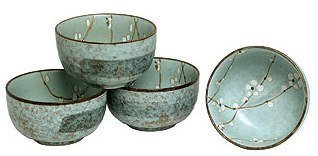 Happy Sales Set of Four Japanese Sakura Cherry Blossom 5 Inch Bowls