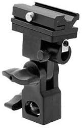 KAEZI Off Camera Hot Shoe Flash Swivel Flash Bracket Umbrella Holder Studio Tilting Bracket for Nikon Canon E430 E580 SB600 SB800 SB900