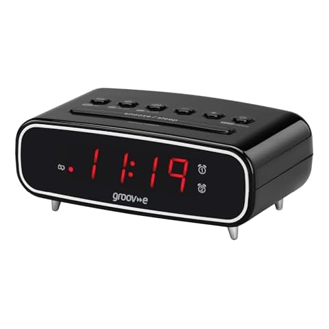 Groov-e Rise Alarm Clock with FM Radio Cover