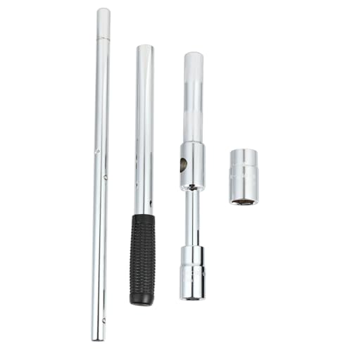 PRETYZOOM Ergonomic Carbon Steel Tire Wrench 4 Way Lug Nut Wrench Compact Design for Car Maintenance