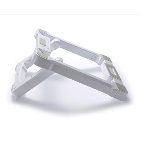 Soporte para ordenador portátil de aluminio con eje elevador estable 5