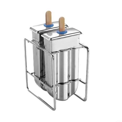 Crea tus propias delicias con un estante de acero inoxidable para polos de hielo para todas las edades (2)