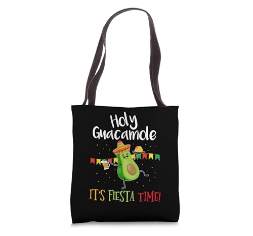 Bolso tipo tote Cinco de Mayo - ¡Santa Guacamole! Es hora de la fiesta mexicana miniatura 1