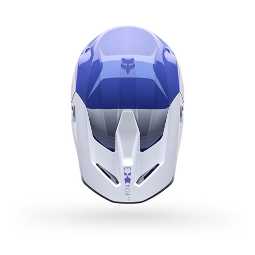 Fox Racing Unisex V1 Motocross Dirt Bike Helmet, Purple Dove, X-Small by Fox Racing - Image 2