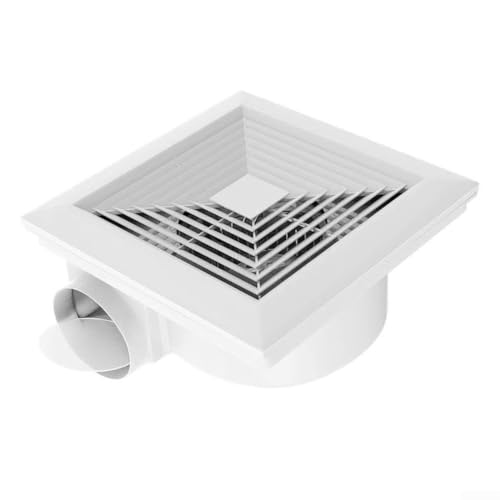 Ventilatore da soffitto per soffitto in cartongesso, silenzioso ventilatore da soffitto con motore DC senza spazzole, ventilazione efficiente per bagno, cucina e camera da letto, facile montaggio (6
