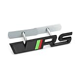 susongxianyinzhengpingbaihuoshanghang Metall VRS Logo Autoaufkleber Aufkleber Fronthaube Grill Emblem passend für Skoda VRS Octavia Kamiq Kodiaq Favorit Superb Fabia Rapid (Farbname: D-Gitter)