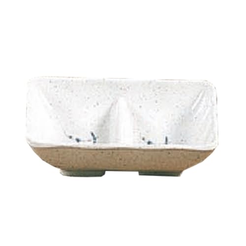 A-to-Z Supply 0002BB Divided Sauce Dish, 1 oz., 3-5/8