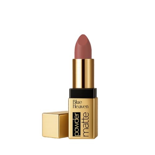 Image of Blue Heaven Powder Matte Lipstick Woody Flush