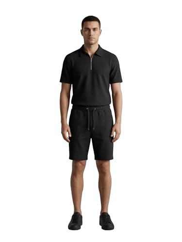 Image of Dollar Men Co-Ord Set | Polyester Shorts + Polo T-Shirt | Regular Fit, Quick Dry & Breathable | Gym, Casual & Sportswear | Pack of 1