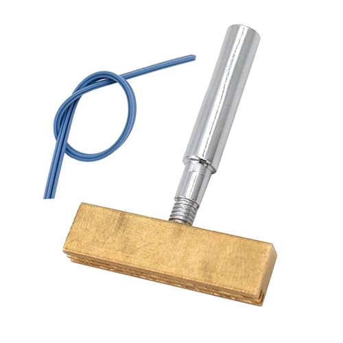 T Soldering Iron Tip LCD Ribbon Repair Parts, LCD Flex Cable Repair, Hot Press Head for Broken LCD Screens, with Strip