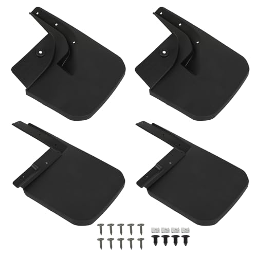 Image of ECCPP Vehicles Mudguard Splash Guards Front & Rear Set fit for 2018-2020 for Jeep for Wrangler 2L 2018-2020 for Jeep for Wrangler 3.6L Mud Flaps Set of 4 Flexible and Bendable Mud Flaps Splash