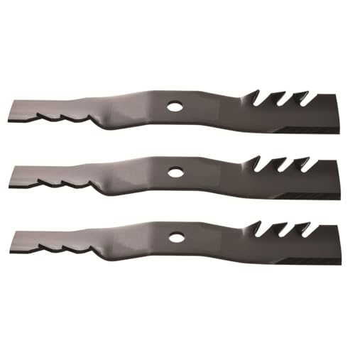 Oregon 48 Inch Lawn Mower Blades Gator G3 Blades for 48 Deck 16-15/16 Length Replacement for UC22009 M145476 M127500 and Fits John Deere 325 335 345 355D GX255 GX325 and More (3 Pack)