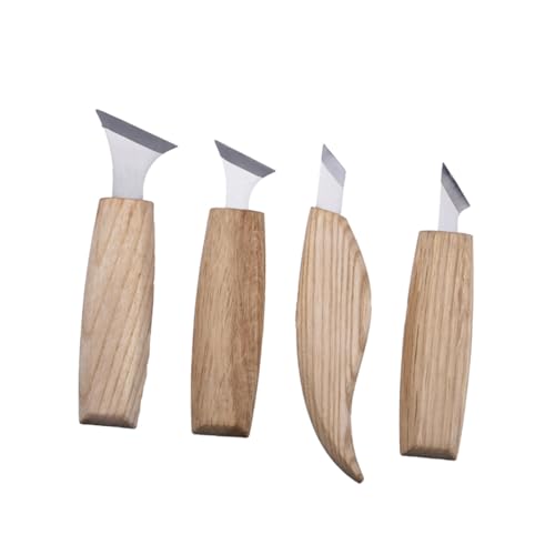 Formones de madera SHINEOFI de 2 piezas para tallado herramientas de carpinteros 6